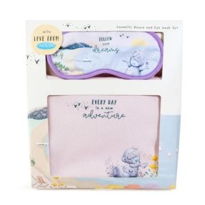 EVERY DAY IS A NEW ADVENTURE: COSMETIC POUCH & EYE MASK SET