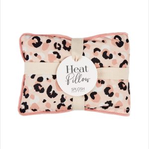 Wellness Blush Leopard Heat Pillow